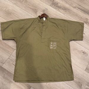 Olive Green Men's Shirt